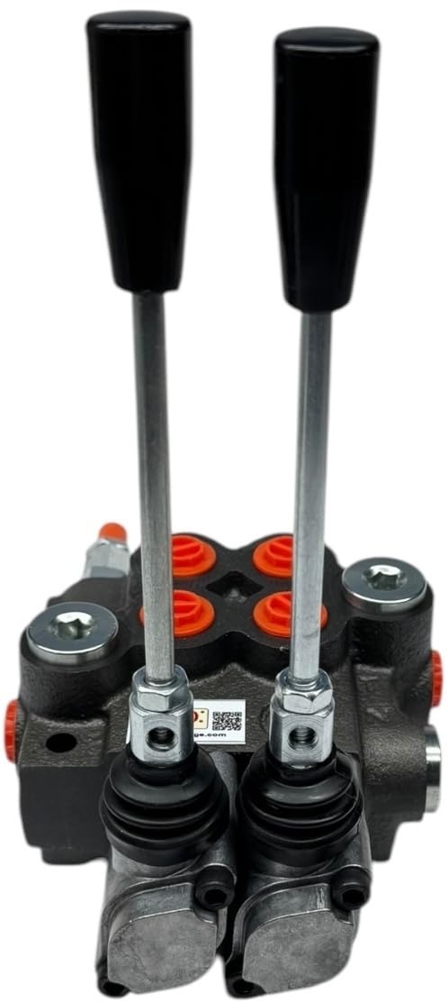 Distributeur oléodynamique pour tracteur 2 leviers double effet 3/8" 45 litres 300 bar