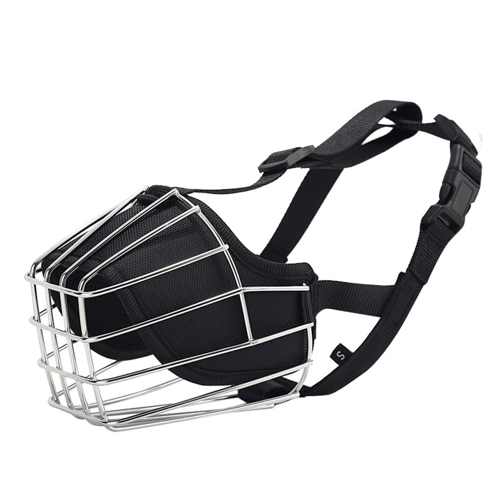 Muselière réglable en métal durable pour chien Taille L