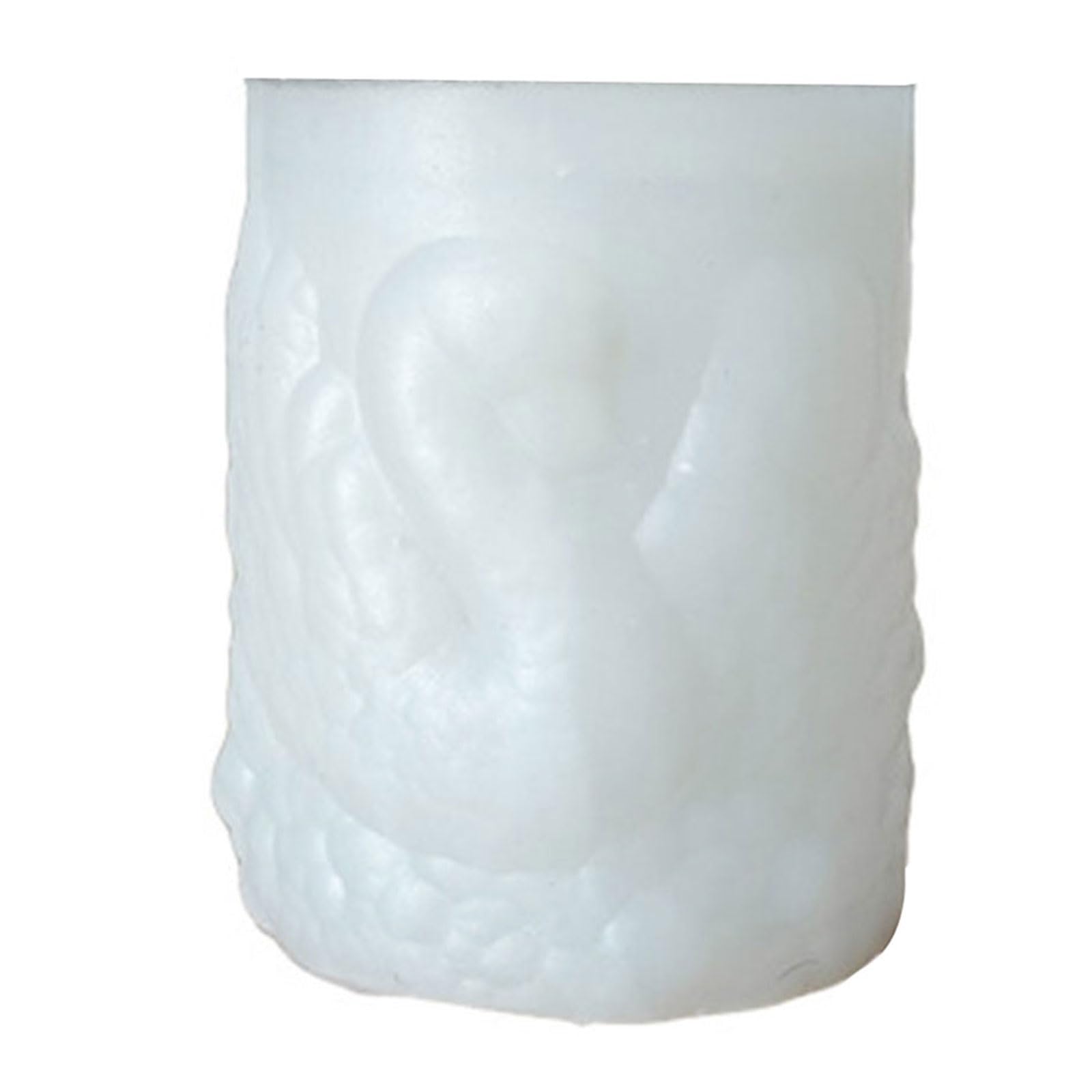 Buxuaaaa Silicone Animal Mold Cylindrical Scented for Soap Candy Multipurpose Project Silicone Mold