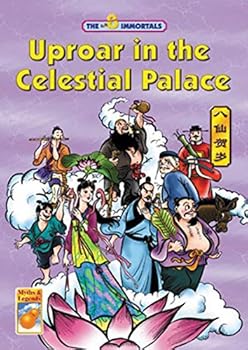 Perfect Paperback Uproar in the Celestial Palace - The Eight Immortals / Comic - Strip Book about Traditional Chinese Beliefs Book