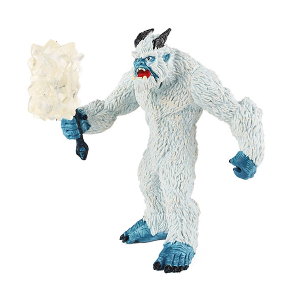 Doyomtoy Eisdrache – 19 Cm Große, Handbemalte Actionfigur Aus Harz, Mit Bewegbarem Kiefer
