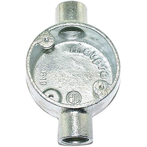 20mm Through Conduit Box | 20mm Metal Conduit Boxes/Bend/Elbow/Tee | Multi Option Listing Cover