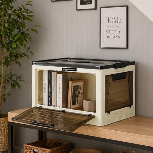 Image of Amazon Basics Plastic Wardrobe for Bedroom Drawer, Drawers Organisers, Cupboard Organizer & Wardrobe Organiser (1 Layer)