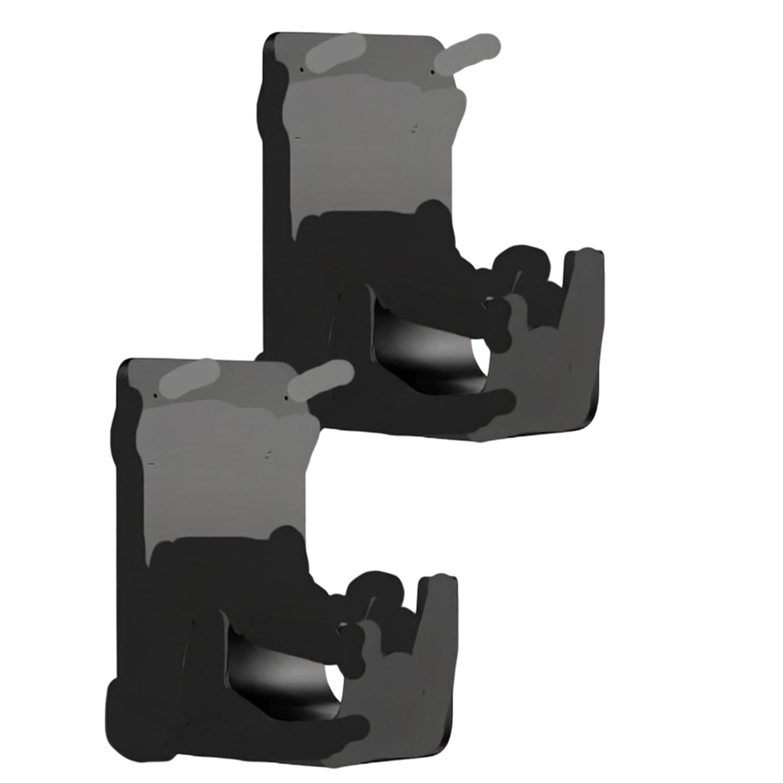 Weilwh Multicolor Adhesive Wall Hook For Curtain Rod Setup, Two Piece Abs Bracket Set With Drillless Mounting Design, Apartment Window, Home Drapery Projects Window Drapery Rod Hanger Adhesive Curtain Bracket Drillless