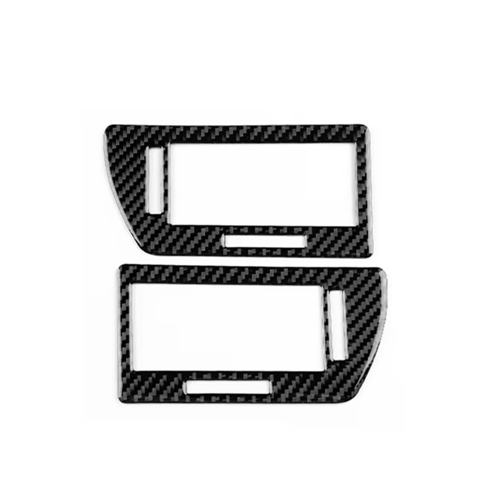 Cover Trim Car Interior for Vauxhall for Opel for Astra H MK5 2004-2009 2010 Car Instrument Air Outlet Panel Real Soft Carbon Fiber Sticker Accessories Cover Trim(for LHD RHD Black)