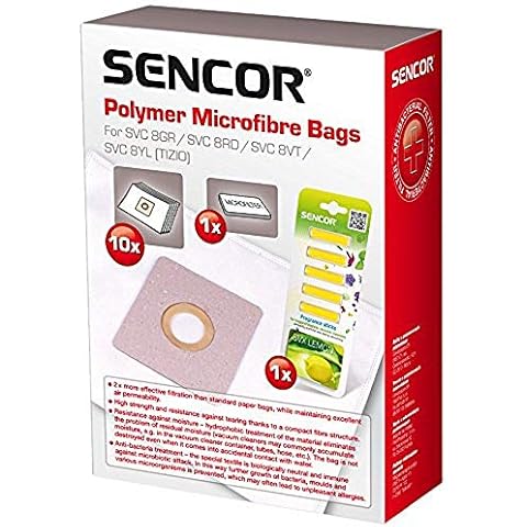 Sencor Micro Vacuum Cleaner Bags for SVC 8-10 pcs + fragance - 5 pcs Cover