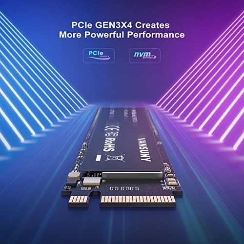 Image of Vansuny 1TB NVMe M.2 Internal Solid State Drive PCIe 3.0 TLC M.2 SSD 3D NAND 2280 Speed up to 3400 /2900MB /s Internal Solid State Hard Drive PCIe SSD