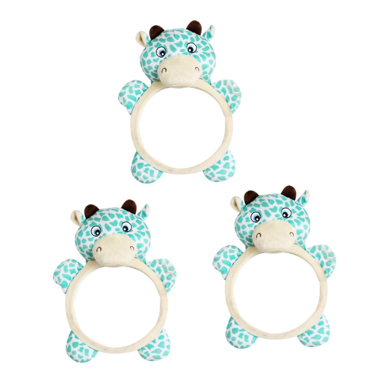ibasenice 3pezzi Specchietto Retrovisore Per Giraffa Adorabile Facile Da Installare in Specchietto Per Posteriore Accessorio Pratico Per Genitori
