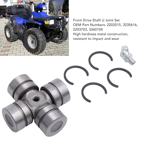 Kit de joint en U pour arbre d'entraînement avant - Remplacement 2203703 3260104 pour 500 Sportsman HO 4X4 2004