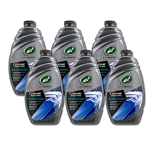Turtle Wax 53411-6PK Hybrid Solutions Ceramic Wash and Wax, 6 Pack- 48 Fl Oz.