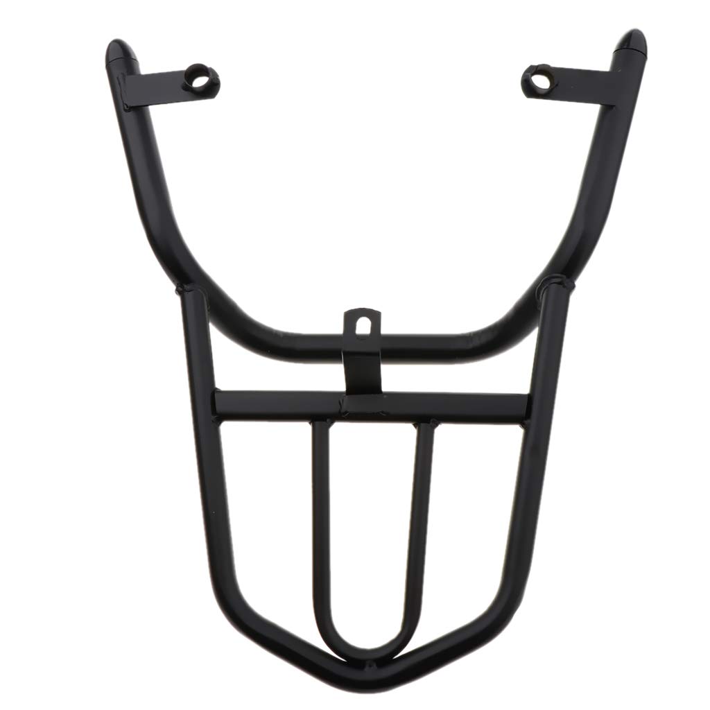 gazechimp Support De Support De Support De Porte-Bagage Arrière pour Scooter Yamaha, Argent/Noir - Noir