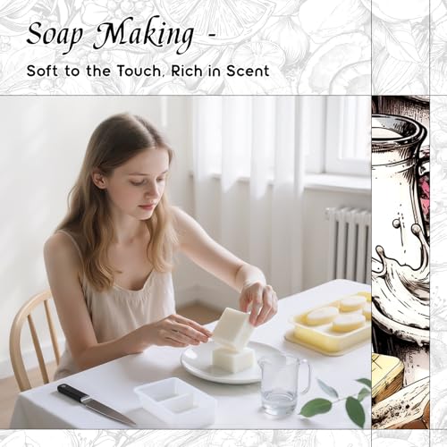 Image of HIQILI Pure Milk Fragrance Oil for Soap Making & Body Wash - 5.07 Fl Oz | Long-Lasting Scent, Suitable for Home Diffuser, Making Candle, Scrub, Skin Product, Pet Safe, Graduated Dropper Included