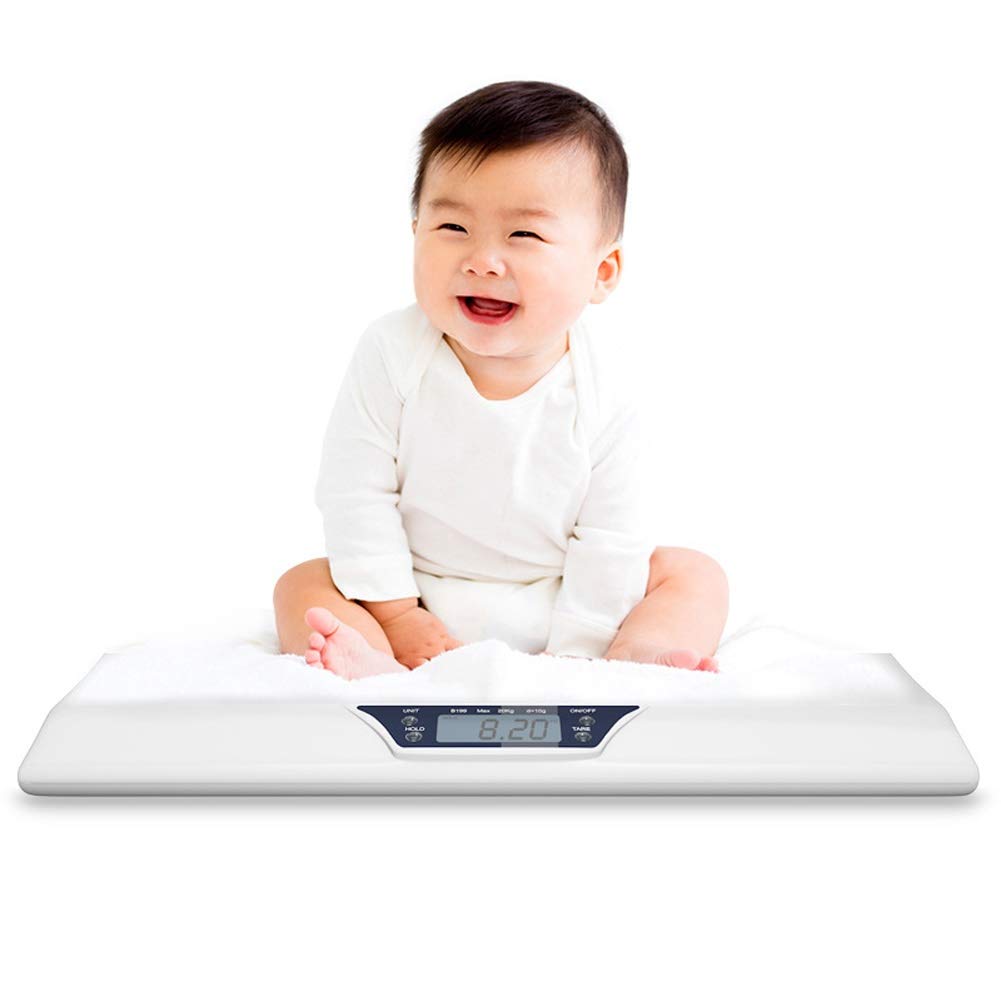 Waga domowa dla niemowląt Mini waga do ważenia zwierząt Inteligentna waga ciała Waga elektroniczna, maks. 20 kg, zasilana bateryjnie