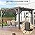 10x12 Ft Outdoor Spruce Wooden Gazebo Pergola with Canopy and Installation Kit, Premium Support Structure, Wind and Snow Resistant, Modern Outdoor Extendable Gazebo for Porches, Vines and Decks