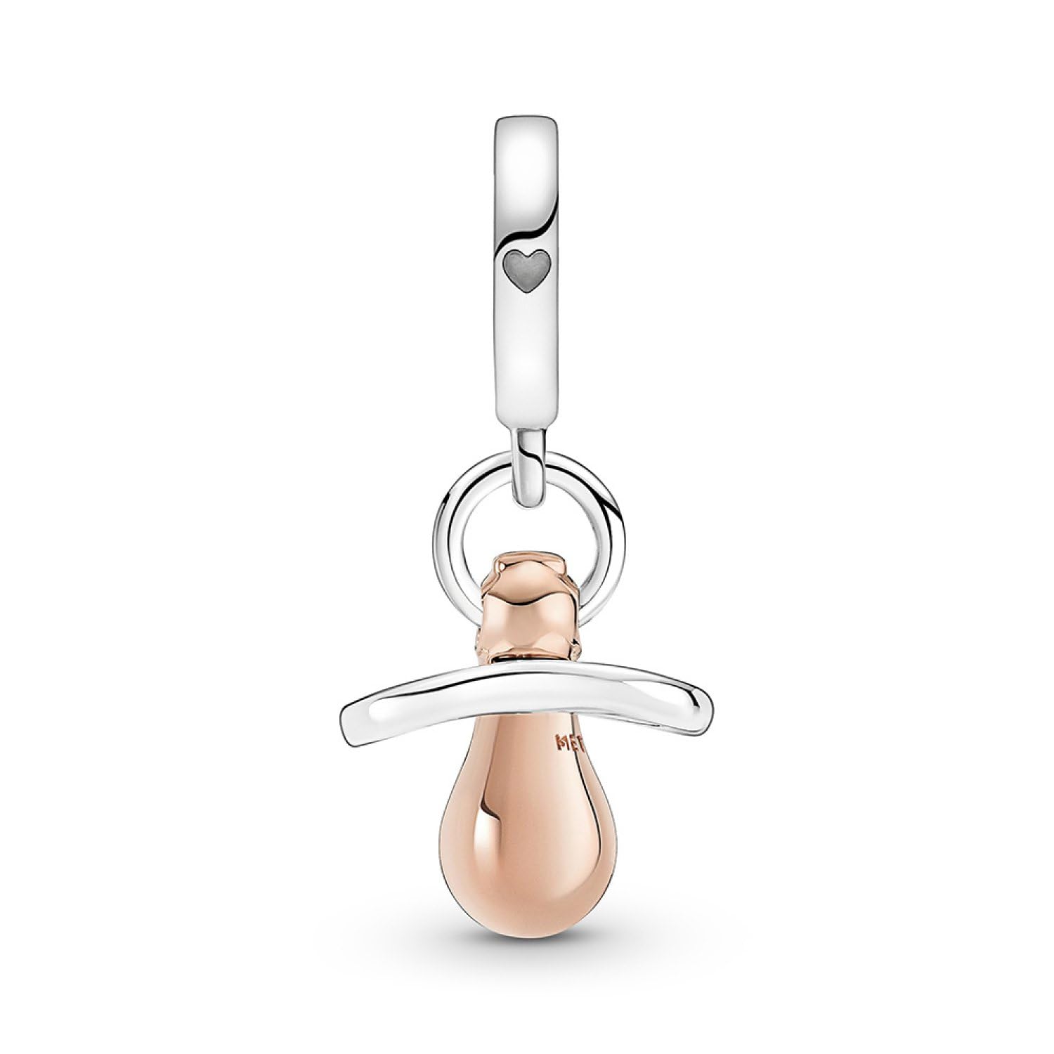 PANDORA Charm "Schnuller Kind" Silber rosévergoldet 781490C01