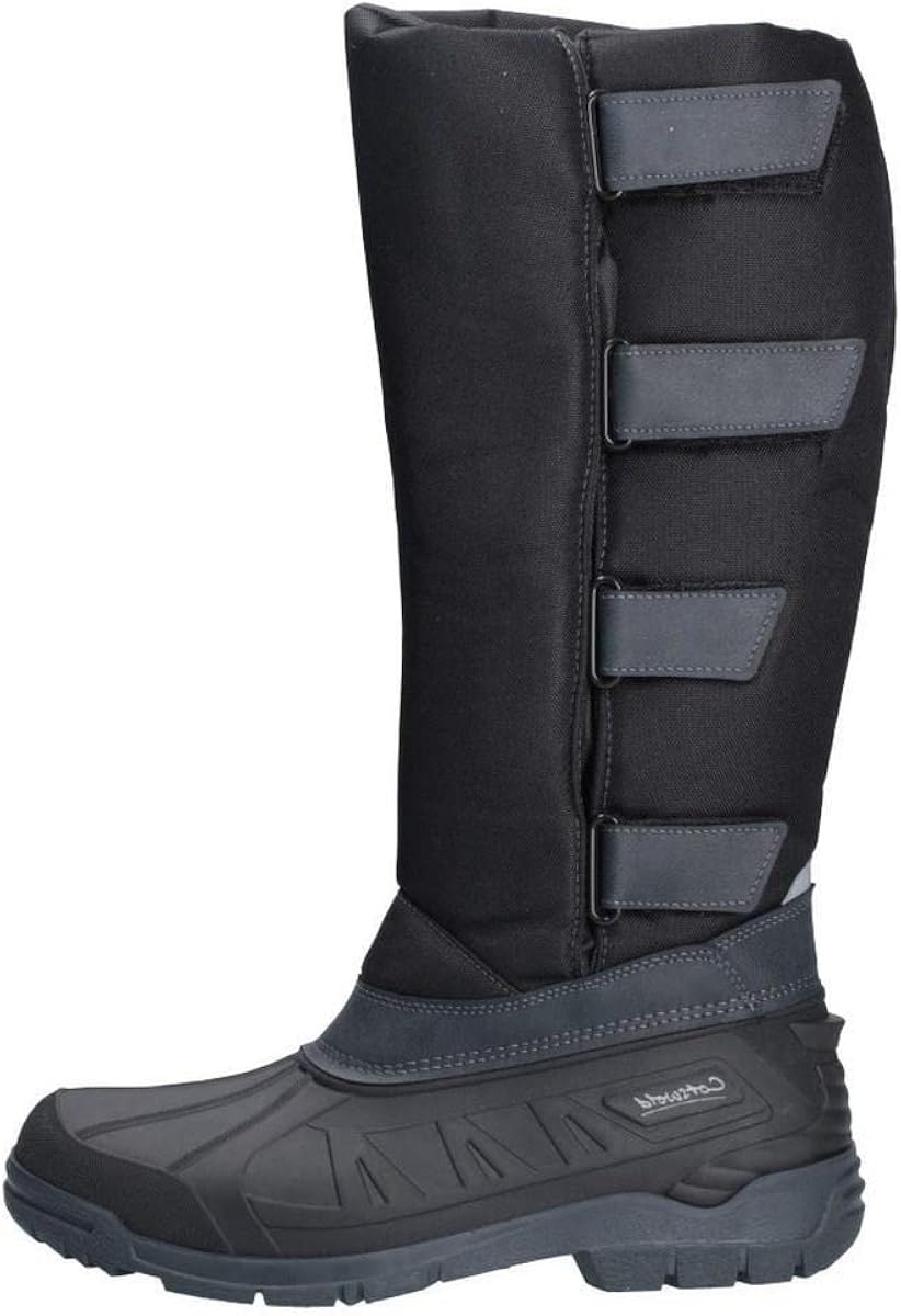 Cotswold black kemble short wellington boots Clearance