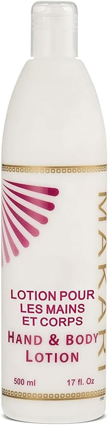 Makari Voile de Corps Hand & Body Lotion (17 fl oz) | Lightweight Moisturizing Lotion with Hyaluronic Acid & Caffeine | Smooth, Soft Feel | Fast-Absorbing, Non-Greasy Formula for Daily Use