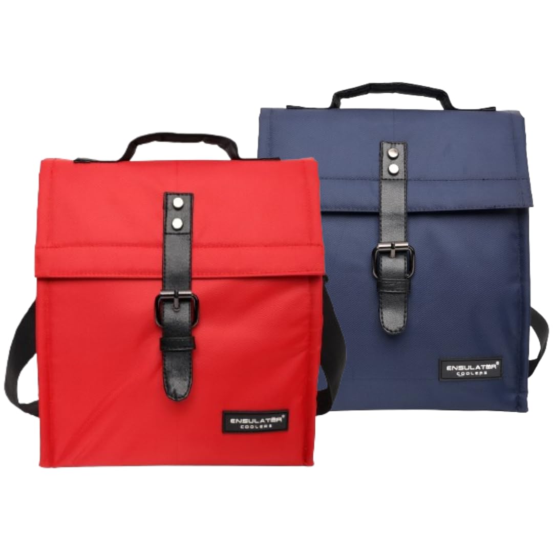 See full amazon price history chart for ENSULATOR Luxury Insulated Lunch Bag with Vegan Leather Straps, 3-Layer Thermal Foil, Leak-Proof, Multi-Purpose Tiffin Bag for Office, Picnic, Kids, and Gifts (Pack 2- Blue+Red) ENSULATOR Luxury Insulated Lunch Bag with Vegan Leather Straps, 3-Layer Thermal Foil, Leak-Proof, Multi-Purpose Tiffin Bag for Office, Picnic, Kids, and Gifts (Pack 2- Blue+Red) (B0DC95T7GP) Amazon Price History, Amazon Price Tracker