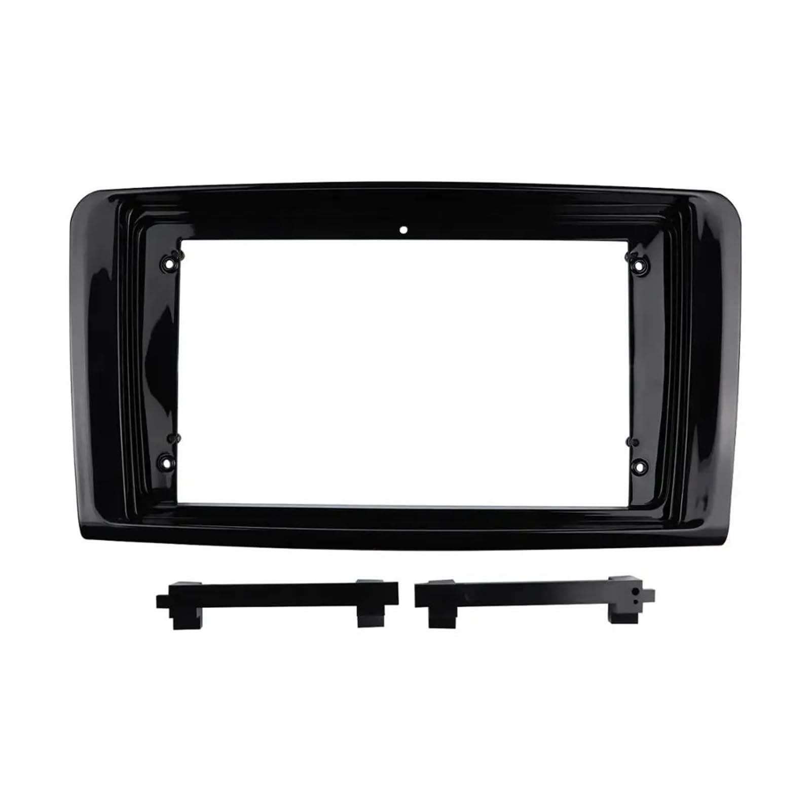 Mascherina Autoradio Cornice Stereo 9 Pollici Autoradio Fasce Cruscotto Trim Kit Telaio Stereo Pannello Lettore GPS Lunetta per Benz M-klasse ML W164 X164 2005-2012