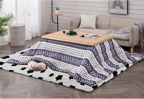 Mesa De Calentamiento Kotatsu Mesa De Estufa Jaese Calefacción De Mesa Kotatsu Mesa De Tatami Ventana De La Bahía De La Casa Mesa Baja Mesa De Calefacción, A, 120x80x45cm