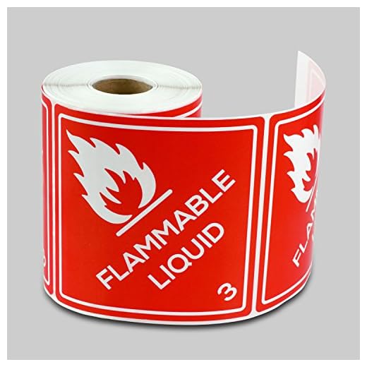 Can i put paint in checked thru luggage Flammable Liquid Hazard Labels Pack