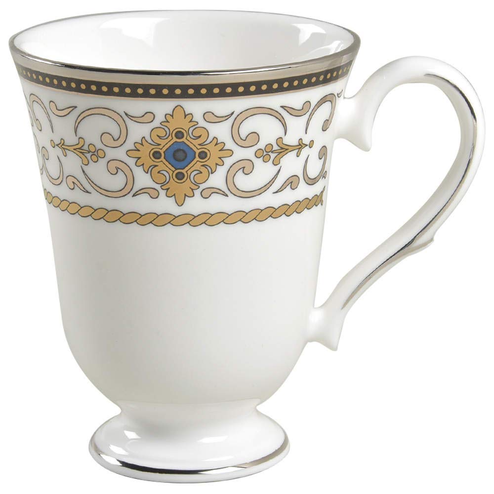 Amazon.com | Lenox Vintage Jewel Platinum Banded Bone China Accent