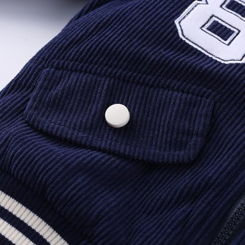 STARRYHEARTS Boy Girl Varsity Jackets Kids Letterman Winter Jacket Toddler Bomber Baseball Padded Coat Outerwear (Size:2-7)4