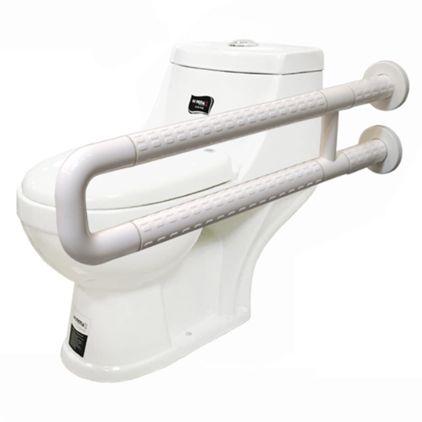 Asa De Seguridad para Baño Antideslizante, Manija de la Ducha Montaje en Pared, Asidero Baño Pasamanos WC para Ancianos, minusválidos, Niños,White