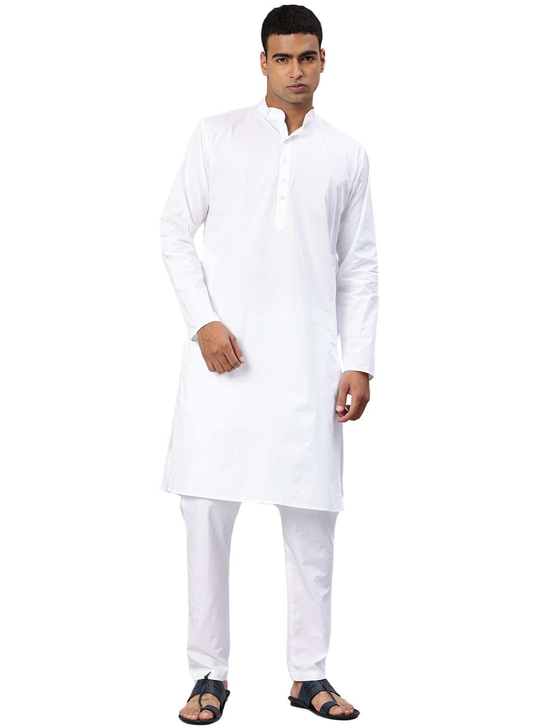 majestic man Pure Cotton Solid Regular Kurta with Pyjama Set for Men-picture-47