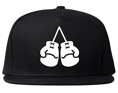 Kings Of NY Boxing Gloves Chest Snapback Hat Cap Black