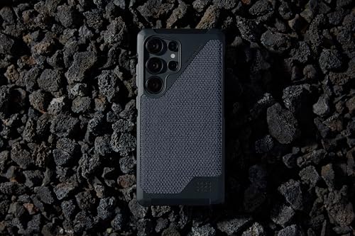 Image of Urban Armor Gear Thermoplastic Polyurethane UAG Metropolis LT Rugged Heavy Duty Shockproof Protective Case /Cover Designed for Galaxy S25 Ultra 5G(2025)Magnetic Charging Compatible-Kevlar Mallard,Black