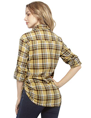 Matchstick Camicia da Donna, Flanella, a Maniche
