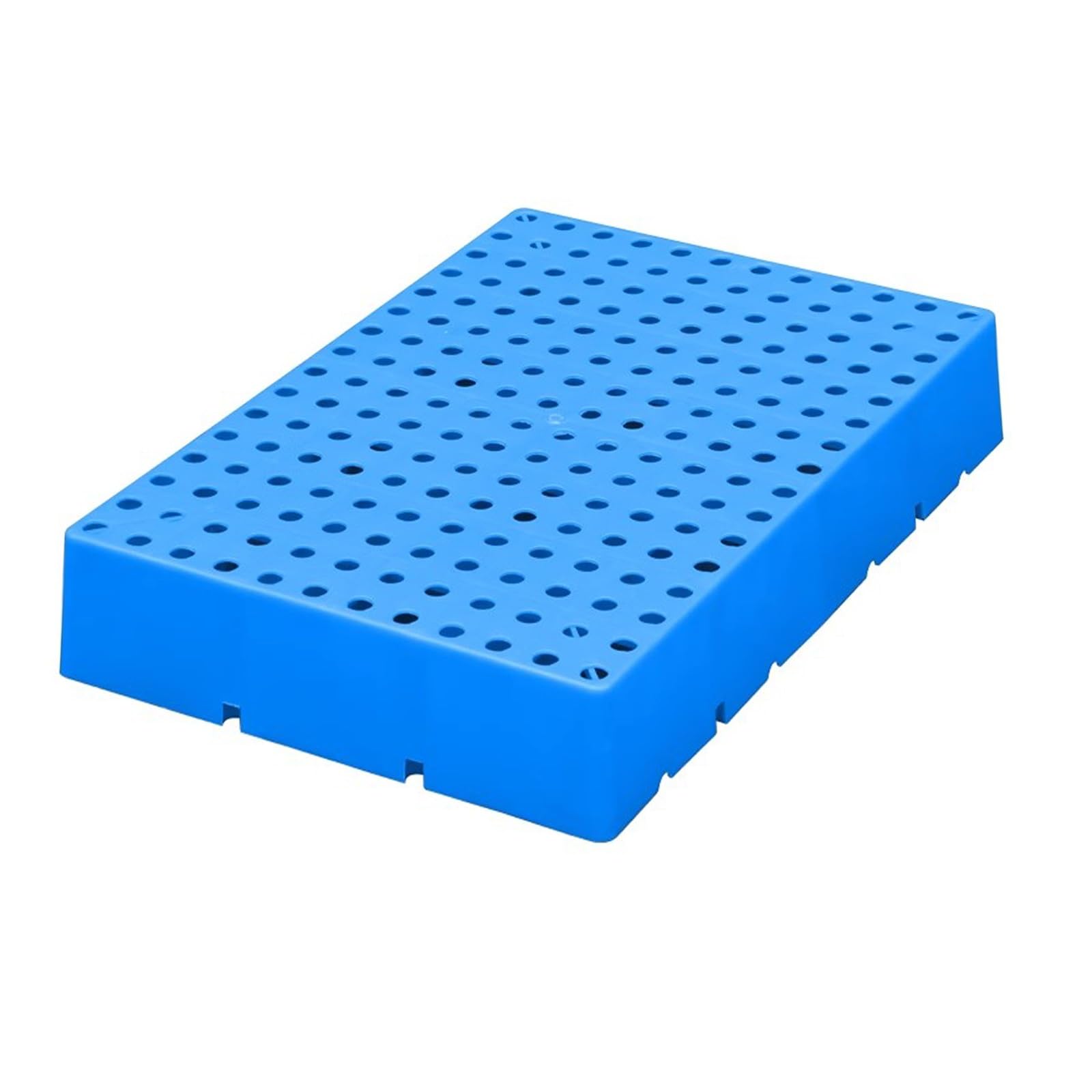 Pallet in plastica, Pallet da pavimento leggeri e impermeabili, Supporto di stoccaggio ad incastro con griglie traspiranti, per interni/esterni, Garage e scantinati(Blue,50x30cm/20x12in)