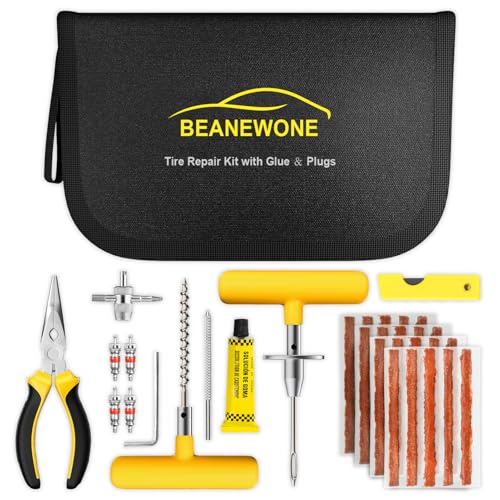 Beanewone Tire Repair Kit with Glue