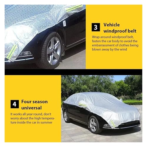 Bâche de voiture imperméable pour modèle hatchback extérieur - 4