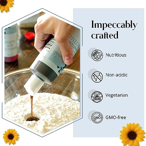 Fast Easy Bread Pure Sunflower Lecithin Liquid (8 Oz) | Food Grade Natural Emulsifier | Rich In Phosphatidyl Choline | Vegetarian, Vegan, Gluten-Free, And Soy-Free | #TOP2