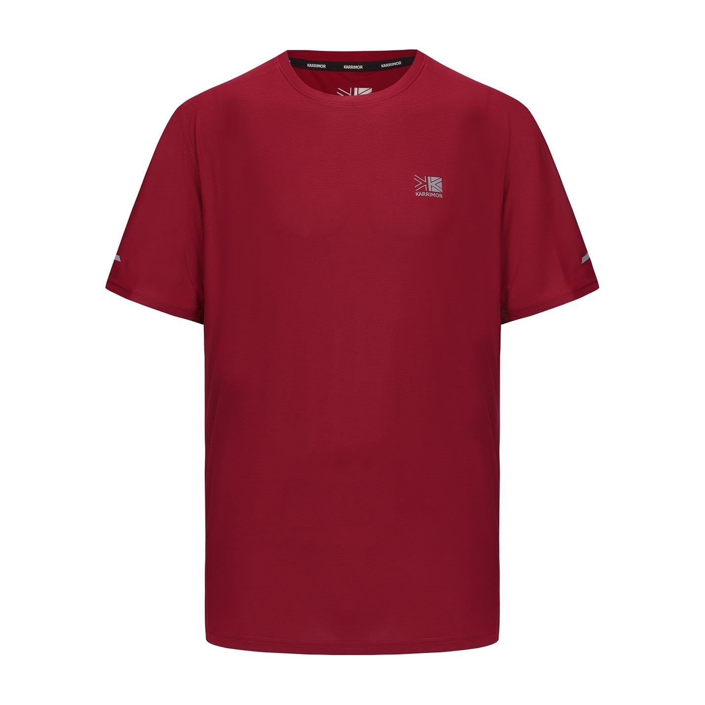 Karrimor Mens Run Short Sleeve T-Shirt Burgundy XXL