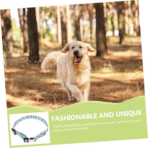 BAZEITFLOW Verstellbares Gepolstertes Hundehalsband Aus Strapazierfähigem Material Mit Schnellverschluss Schnalle Für Outdoor-aktivitäten Und Feste Erhältlich