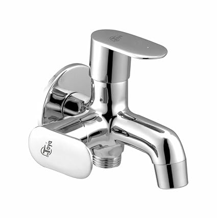 DMTOYA Magic Brass 2 in 1 Bib Cock Tap Wall Mounted Bathroom Tap with 10 Year Warranty