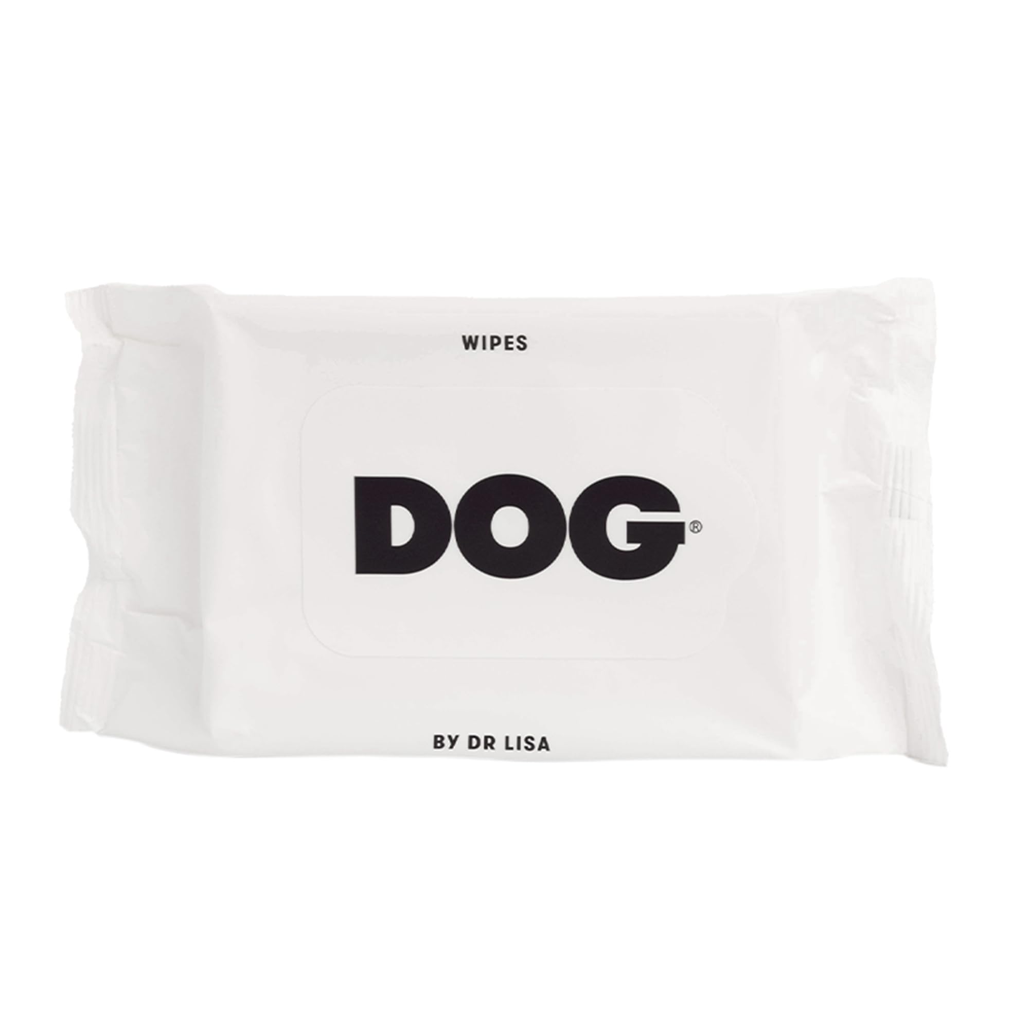 DOG by Dr Lisa - Toallitas de viaje para perros, a base de plantas, toallitas de baño naturales para perros, hechas de bambú 100% compostable, creadas por veterinarios, veganas, no tóxicas, tamaño de