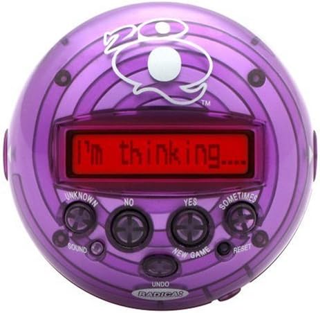 Radica 20Q Artificial Intelligence Game - Colors may vary since the item may come in 3 different colors