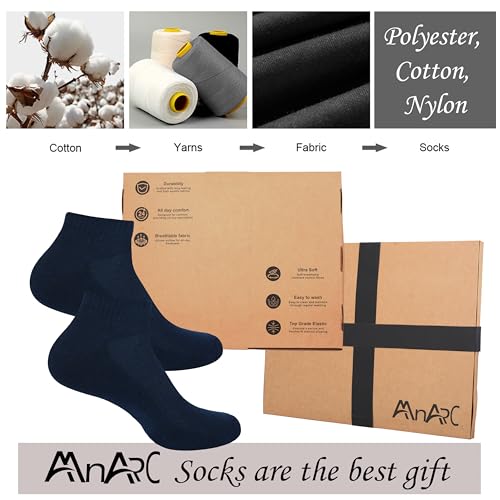 Image of Women Cotton Ankle Socks Soft Comfortable Durable Breathable Reinforced Double Layer Cushioned
