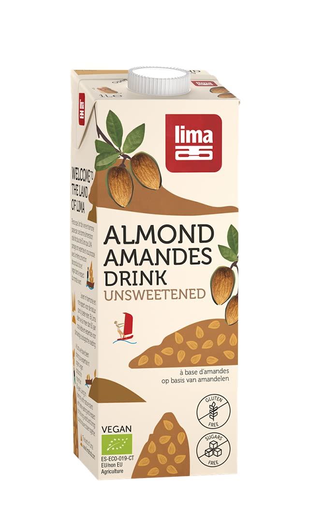 Boisson aux amandes sans gluten BIO 1 L - LIMA
