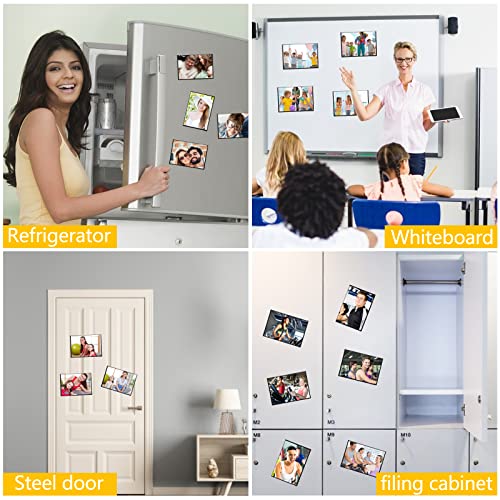 Yixangdd Yixangdd Magnetic Picture Frames 15 Packs-Fridge Magnetic Photo Frames-Holds 4 X 6 Inches Photos,Black thumb #1