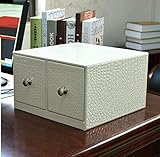 Größe: 12L KKLL Leder-Disc Veredelung von Schüttgut kreative CD Box CD Case Lagerung Aufbewahrungsbox , 4