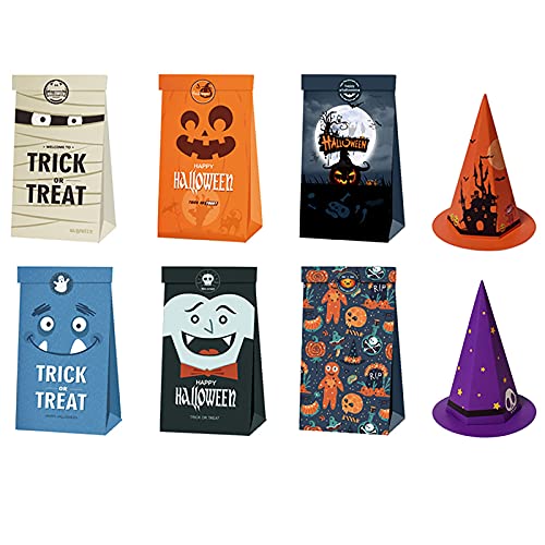Halloween Taschen 12 Stück Kinder Halloween SüßIgkeiten Taschen Cover
