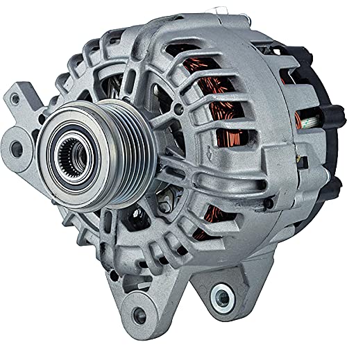 Alternator Compatible With/Replacement For 2.5 Rouge 14-18 2014 2015 2016 2017 2018, Xtrail 14-18 2014-2018 23100-4Ba0A 23100-4Ba0B 3 Clk 120 Amp Internal Fan Type Solid Pully Type Internal Regulator #TOP5