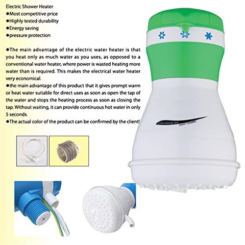 Alisasin Instant Water Heater 5400W 110V Electric Shower Heater Instant Hot Faucet Bathroom Water Heating Instantaneous Water Heater thumb #4