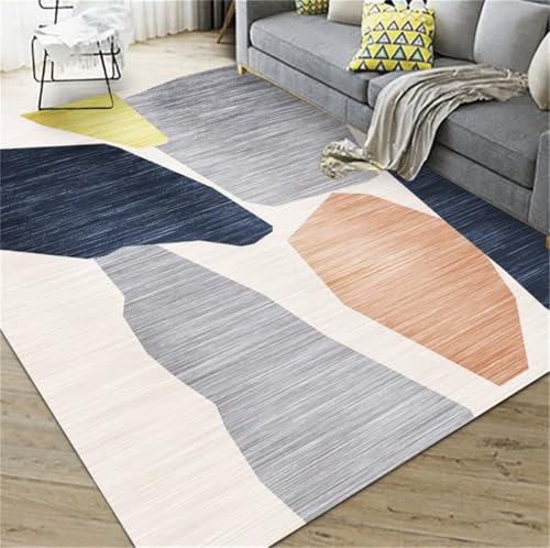 Tapis de salon simple et moderne gris pour sublimer votre pièce à vivre