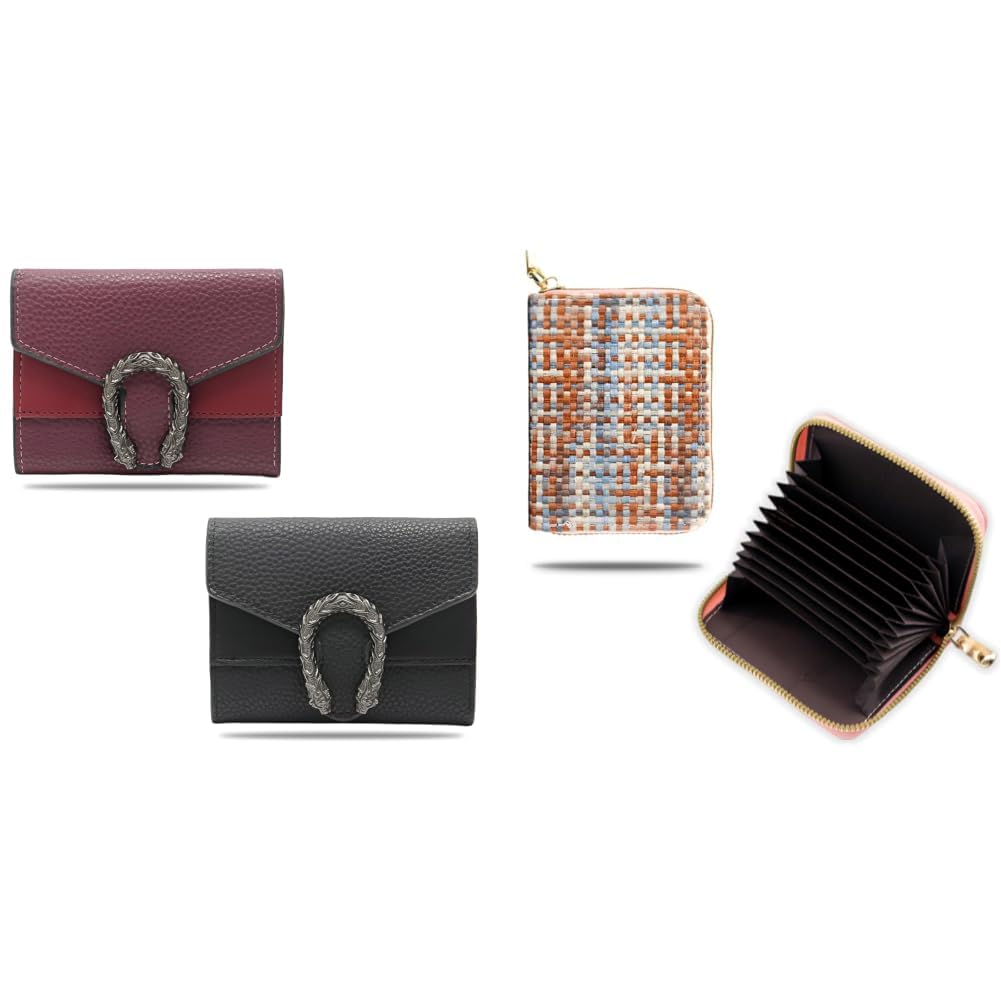 kraptick Women s Wallet Stylish Compact Purse Clutch with Card & Coin Holder Debit Card Organizer, + Wallet for Unisex - The Ultimate Stylish and Compact Credit, Debit, ATM Card Holder-picture-16